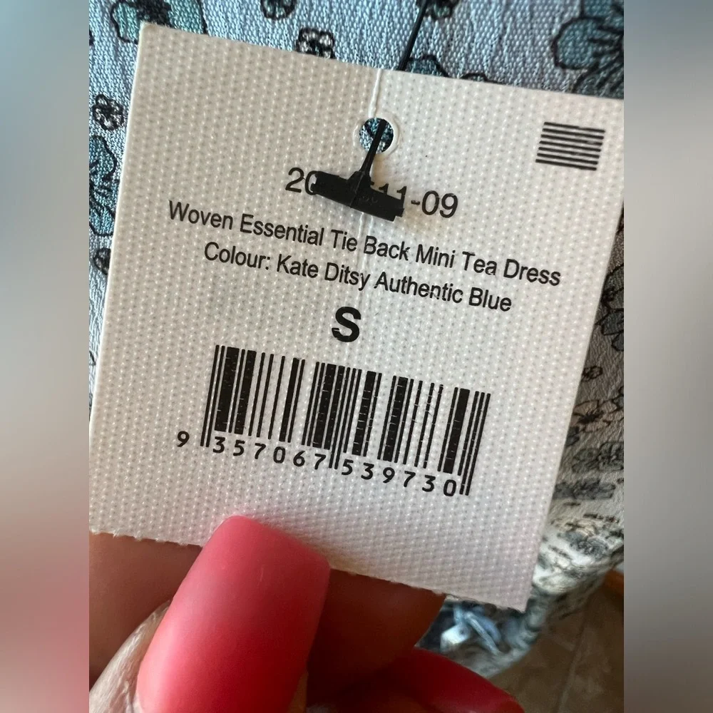NWT Cotton on essential tie back mini tea dress - Picture 9 of 11